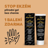 1+1 GRATIS: Żel premium STOP ECZÉM z leczniczymi beta-glukanami do gojenia skóry