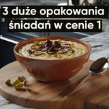 3 duże opakowania śniadań wysokobiałkowych w cenie 1