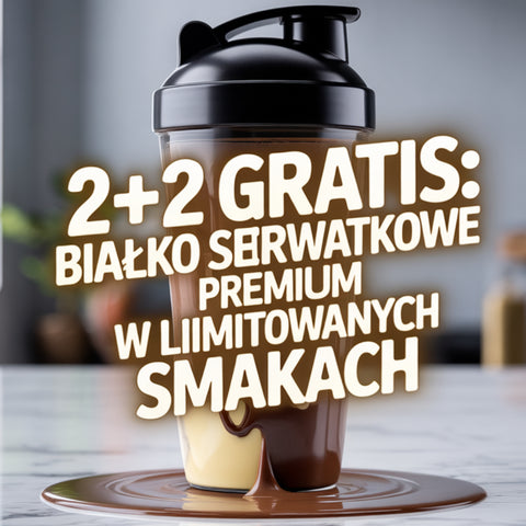 2+2 GRATIS: Białko serwatkowe premium w limitowanych smakach