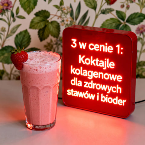 3 w cenie 1: Koktajle kolagenowe dla zdrowych stawów i bioder